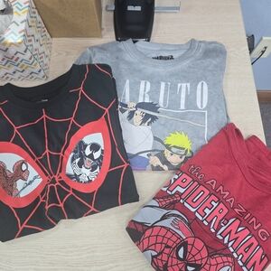 Carter's Kids Short Sleeve Tees - Black, Gray, Red